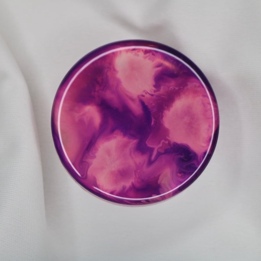 New Pink and Purple Handmade Resin Phone Grip